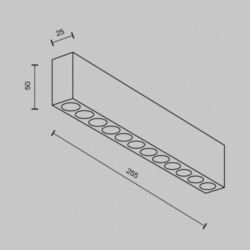 Накладной светильник Maytoni Technical Points C066CL-20W3-6K-W