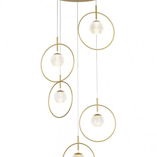 Подвесной светильник DeLight Collection Elliot Diamante MD21001043-5A gold Подвесной светильник DeLight Collection Elliot Diamante MD21001043-5A gold