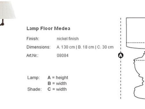 Торшер Lamp Floor Medea 108082 Торшер Lamp Floor Medea 108082