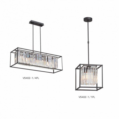 Потолочная люстра Vitaluce V5402-1/4PL