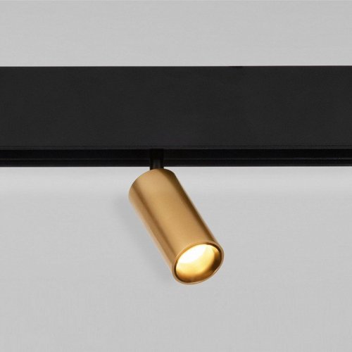 Трековый светодиодный светильник Elektrostandard Slim Magnetic Dim Cantors 85071/01 латунь a063531
