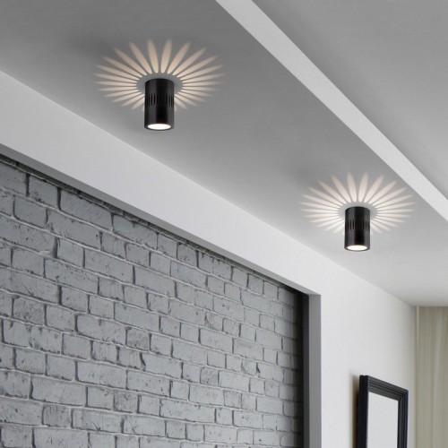 Потолочный светодиодный светильник Elektrostandard DLS026 7W 4200К черный a052837 Потолочный светодиодный светильник Elektrostandard DLS026 7W 4200К черный a052837