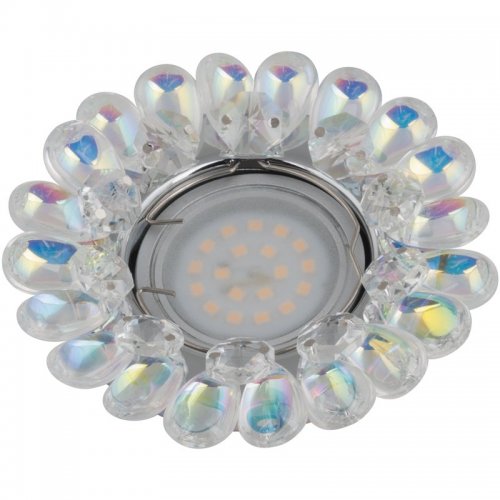 Точечный светильник Fametto Peonia DLS-P119 GU5.3 CHROME/RAINBOW Точечный светильник Fametto Peonia DLS-P119 GU5.3 CHROME/RAINBOW