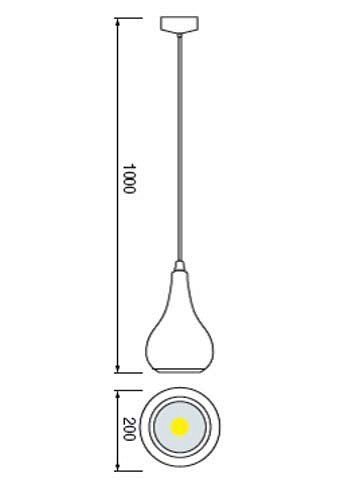 Подвесной светильник Horoz Electric  HRZ00000803
