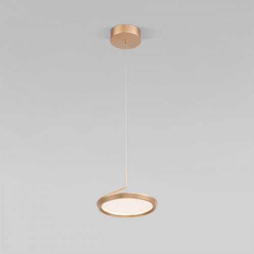 Подвесной светодиодный светильник Eurosvet Crespella 90034/1 золото Подвесной светодиодный светильник Eurosvet Crespella 90034/1 золото