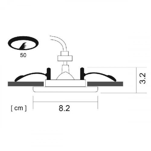 Точечный встраиваемый светильник Arte Lamp Praktisch A1203PL-1AB