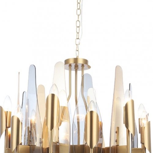 Подвесная люстра Crystal Lux Casa SP-PL12 Brass