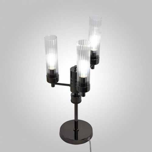 Настольная лампа декоративная AM-Group INDIGO INDIGO TL3 PEARL BLACK