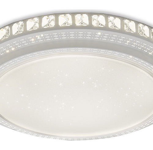 Потолочный светодиодный светильник Ambrella light Orbital Crystal F92 104W D600