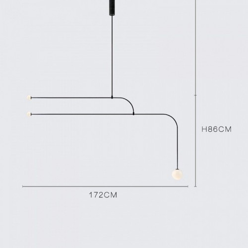 Потолочная люстра ImperiumLoft LINES-05