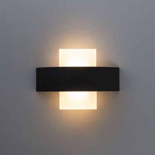 Уличный настенный светодиодный светильник Arte Lamp Croce A1444AP-1BK Уличный настенный светодиодный светильник Arte Lamp Croce A1444AP-1BK