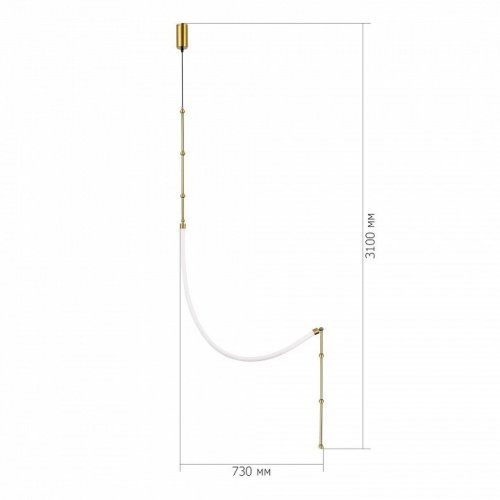 Подвесной светильник ST-Luce Strap SL6132.301.20 Подвесной светильник ST-Luce Strap SL6132.301.20