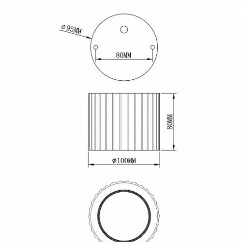 Накладной светильник Moderli  V11894-1C