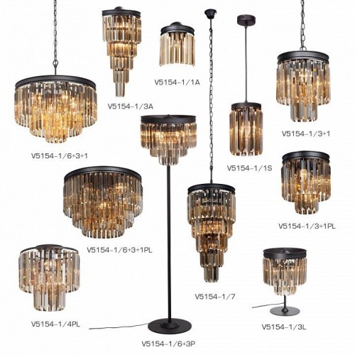 Потолочная люстра Vitaluce V5154-1/4PL Потолочная люстра Vitaluce V5154-1/4PL