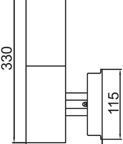 Настенный светильник уличный Oasis Light 75831 SS