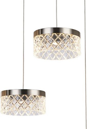 Подвесной светильник Diamond cut MD21020075-3A satin nickel