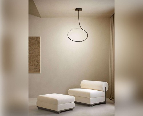 Подвесной светодиодный светильник Italline IT013-6025 black 3000K