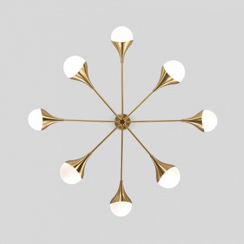 Подвесная люстра Eurosvet Calyx 60168/8 латунь