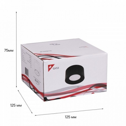 Накладной светильник Reluce Technical 53060 53060-9.5-001LD GX53 BK