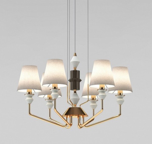 Подвесная люстра Eurosvet Olaria 101012/6 латунь Smart Подвесная люстра Eurosvet Olaria 101012/6 латунь Smart