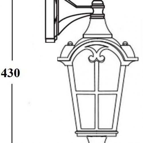 Настенный фонарь уличный Oasis Light PORTO 86102/04 GB