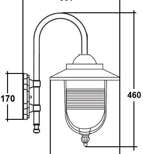 Настенный фонарь уличный Oasis Light TITAN 84702 10 Bl Настенный фонарь уличный Oasis Light TITAN 84702 10 Bl