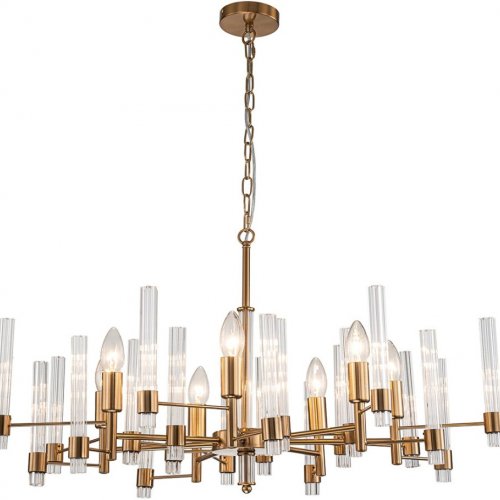 Подвесная люстра Indigo Favara 11040/7P Brass V000461 Подвесная люстра Indigo Favara 11040/7P Brass V000461