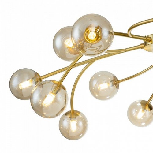 Люстра на штанге Indigo Intero 11024/15R Gold