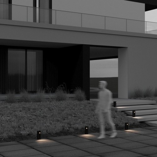 Наземный светильник Maytoni Cave O468FL-L3B3K Наземный светильник Maytoni Cave O468FL-L3B3K