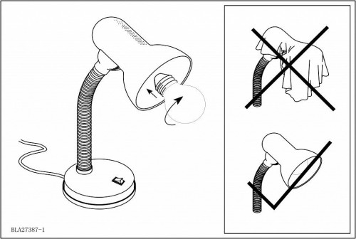 Настольная лампа Eglo Basic 9232