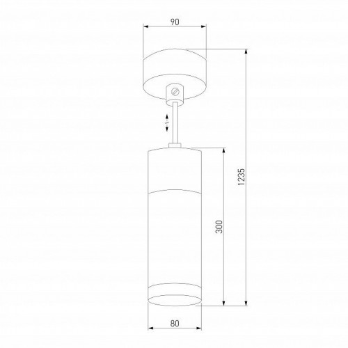 Подвесной светильник Eurosvet Double Topper 50135/1 LED хром/черный 12W