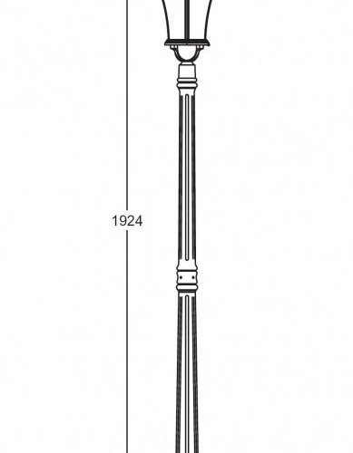Наземный фонарь Oasis Light 95208L Gb