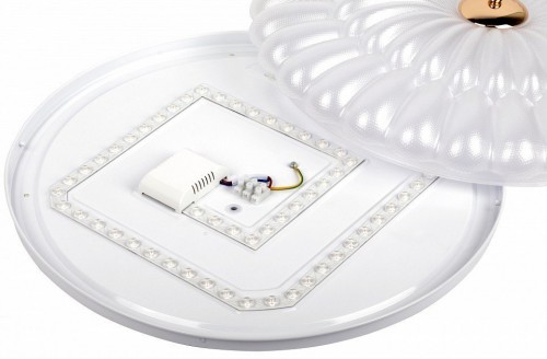 Потолочный светильник ЭРА SPB-6 Chester 84W-3K-6,5K WH+GD