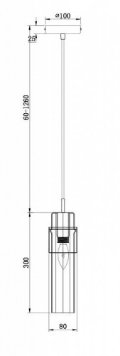 Подвесной светильник Freya Botello FR4002PL-01G