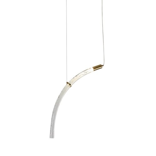 Подвесной светильник DeLight Collection OD2412 OD2412-1 gold/clear Подвесной светильник DeLight Collection OD2412 OD2412-1 gold/clear