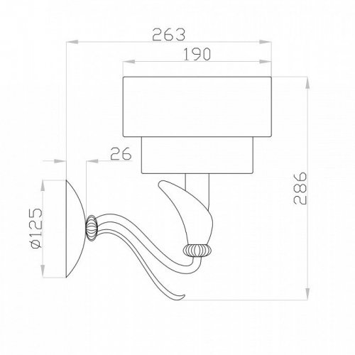 Бра Maytoni Lillian H311-01-G