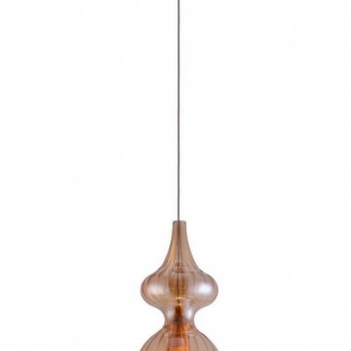 Подвесной светильник Crystal Lux Iris SP1 A Amber