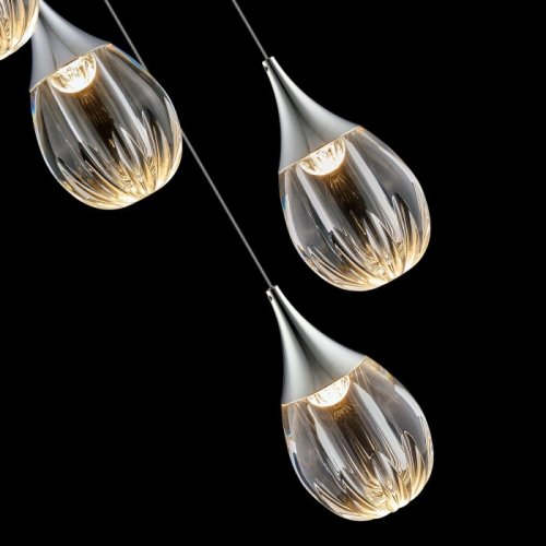 Подвесной светильник DeLight Collection Stilla MD24001004-9A chrome/clear Подвесной светильник DeLight Collection Stilla MD24001004-9A chrome/clear