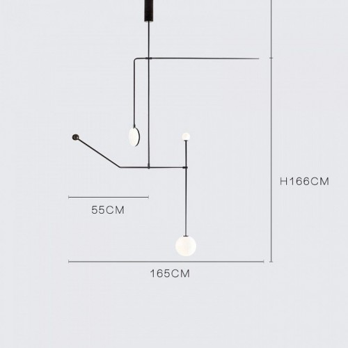 Потолочная люстра ImperiumLoft LINES-08 Потолочная люстра ImperiumLoft LINES-08