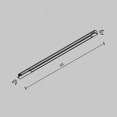 Трековый светильник Basis TR231-2-10W3K-B Трековый светильник Basis TR231-2-10W3K-B