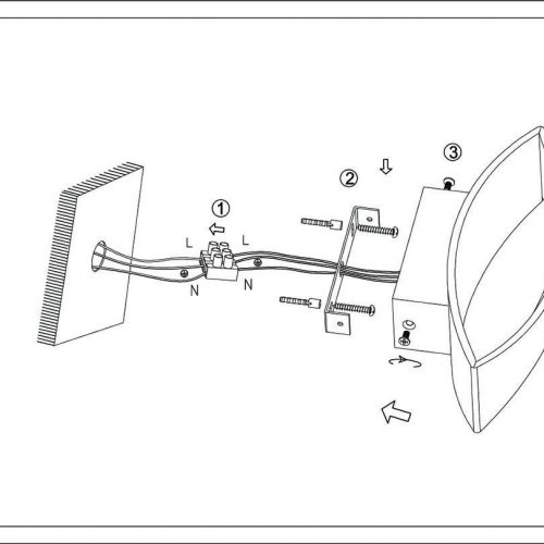 Настенный светодиодный светильник DesignLed GW Ole GW-A715-5-BL-WW 003025
