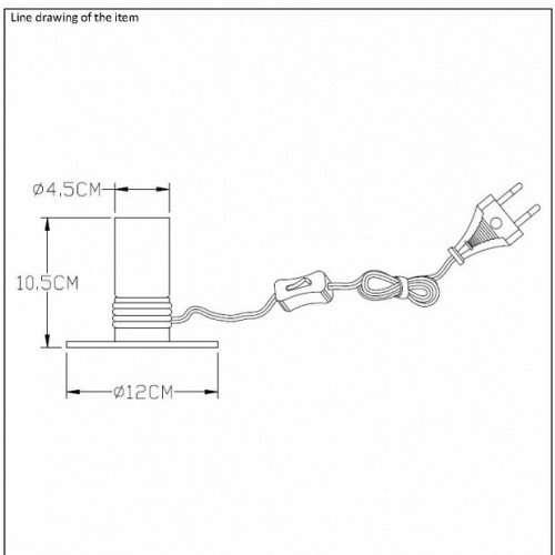 Настольная лампа Lucide Marit 45576/01/02