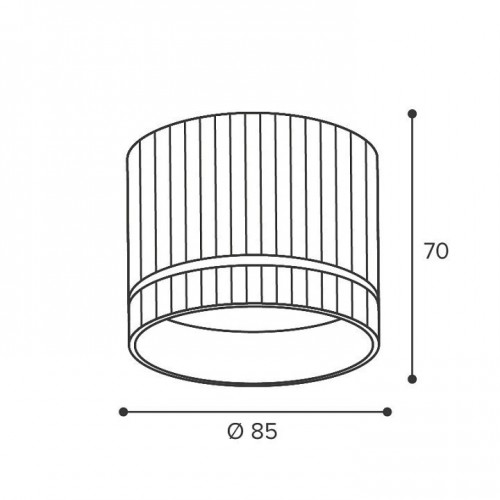 Накладной светильник Wolta NIMB WSL-GX53/18BG