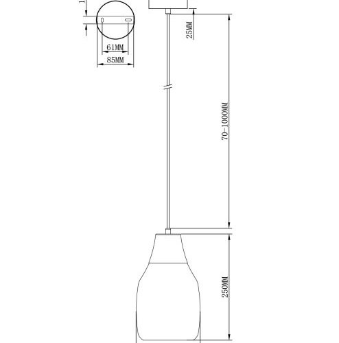 Подвесной светильник Adalina V11844-1P Подвесной светильник Adalina V11844-1P