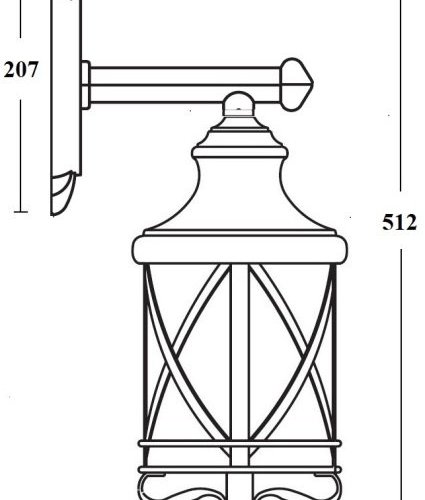 Настенный фонарь уличный Oasis_Light LUCERNA 84802 Gb Настенный фонарь уличный Oasis_Light LUCERNA 84802 Gb