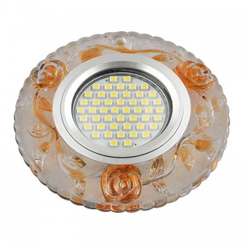 Встраиваемый светильник Fametto Luciole DLS-L150 Gu5.3 Glassy/Gold