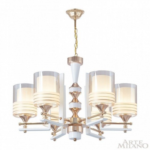 Подвесная люстра Arte Milano Florentia-6087 306087/6 Wh/Gd