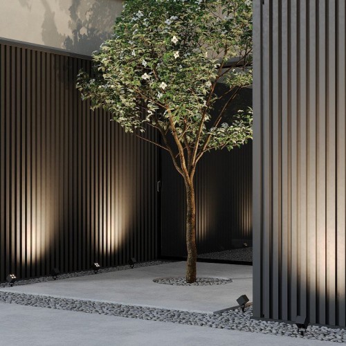 Грунтовые светильник Maytoniи Ares O309FL-L8B3K