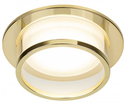 Светильник встраиваемый декоративный ЭРА DK99 GD под лампу MR16 GU5.3 золото Б0058395