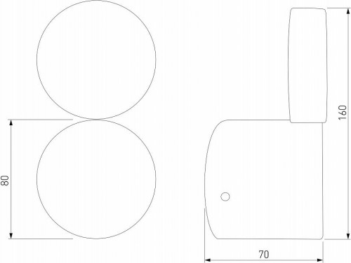 Настенный светодиодный светильник Elektrostandard Brioni 40131/LED золото a064598